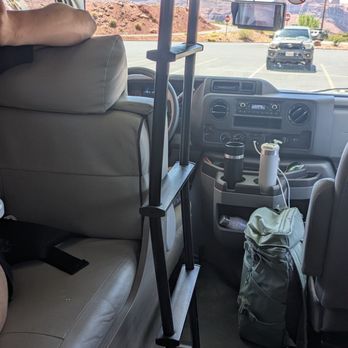 Indie Campers - Denver - Ladder bent so far that it falls out of the hooks and is unusable - RV Rental Near Me - Denver, Colorado