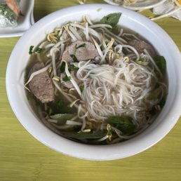 F9. Eye of Round Steak and Beef Meatball Noodle Soup The broth is so good and the small is huge! F9. Eye of Round Steak and Beef Meatball Noodle Soup The broth is so good and the small is huge!