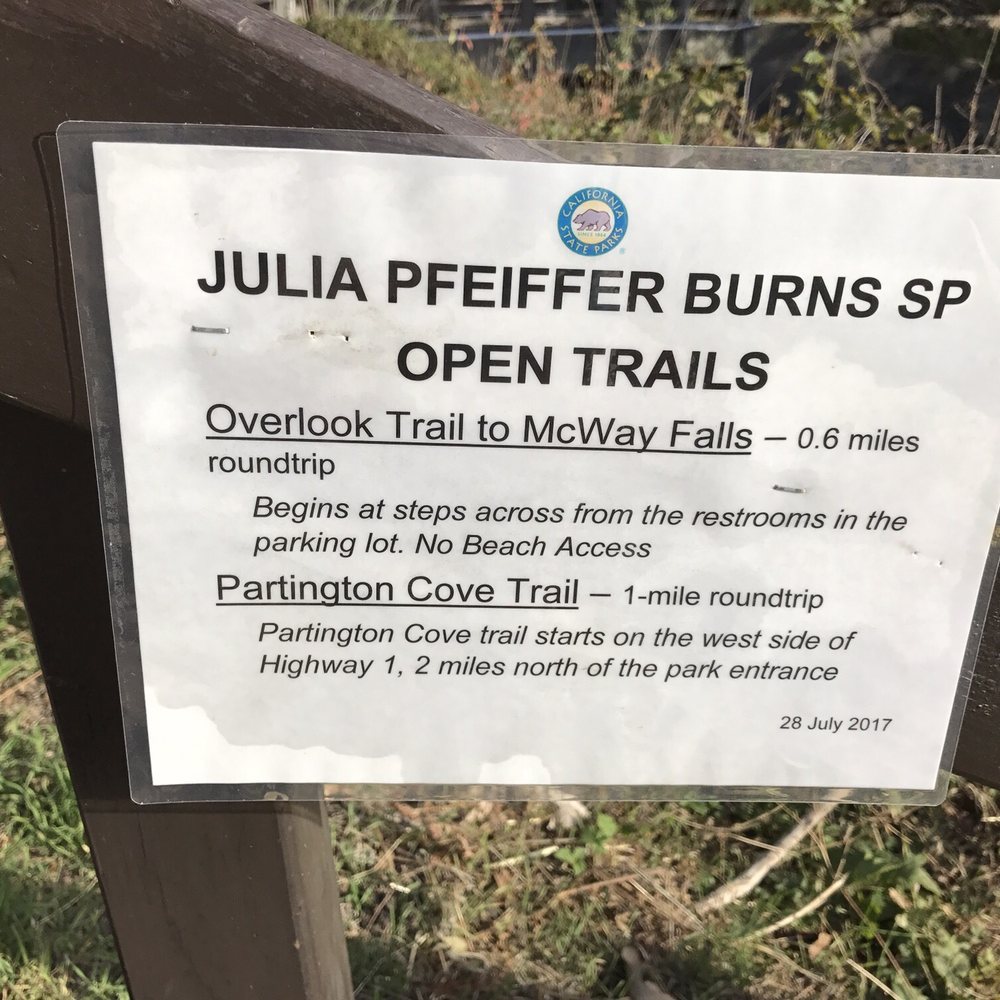 Julia Pfeiffer Burns State Park - Parks Near Me - Big Sur, California
