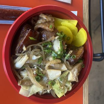 Fatty Mart - Pork belly bowl - Sandwiches Near Me - Los Angeles, California Fatty Mart - Pork belly bowl - Sandwiches Near Me - Los Angeles, California