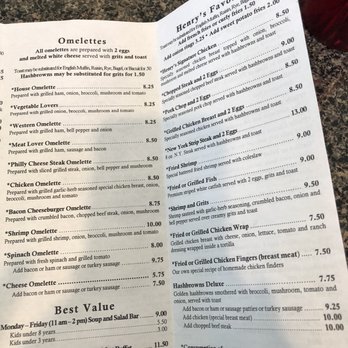 Henry's - Menu - Breakfast & Brunch Near Me - Pooler, Georgia