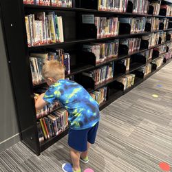 Durham County Public Library - Juvenile graphic novel section