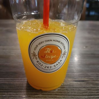 Thai Recipe Bistro - Pineapple mango drink - Thai Near Me - Phoenix, Arizona Thai Recipe Bistro - Pineapple mango drink - Thai Near Me - Phoenix, Arizona