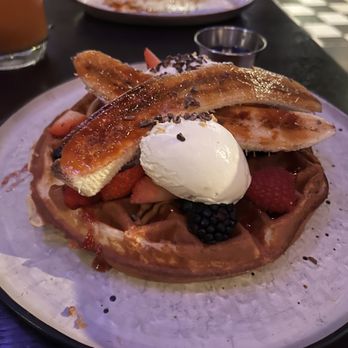 Sugarcane - The Full Elvis Waffle - Cocktail Bars Near Me - Las Vegas, Nevada