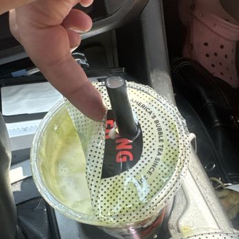 Kung Fu Tea - Half opened seal. - Coffee & Tea Near Me - San Antonio, Texas