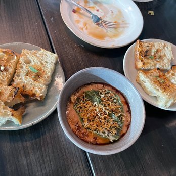 Bon Mot - Focaccia bread with strange dip. Skip! - Korean Near Me - Cupertino, California