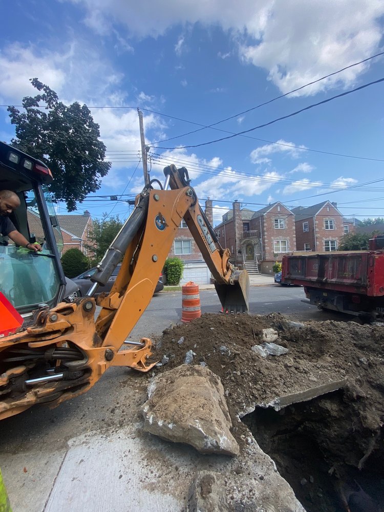 Slide of Empire Water Main & Sewer