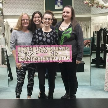 Lasting Impressions - I said yes to the dress with my bridal party! - Bridal Near Me - Lexington, North Carolina