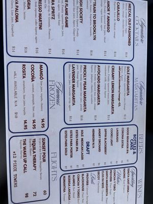Menu photo 5 Sole Rooftop Cantina & Tequila Bar Estes Park, CO Menu photo 5 Sole Rooftop Cantina & Tequila Bar Estes Park, CO