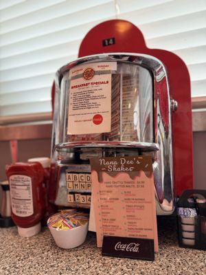 Menu photo 1 Nana Dee's Diner Mesa, AZ