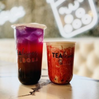 Tealicious Boba - Passion fruit black tea and strawberry milk tea - Tea Rooms Near Me - Little Canada, Minnesota Tealicious Boba - Passion fruit black tea and strawberry milk tea - Tea Rooms Near Me - Little Canada, Minnesota