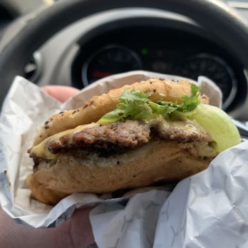 Curbside Kitchen and Creamery  - Burger w cheese - Ice Cream & Frozen Yogurt Near Me - Stafford, Virginia