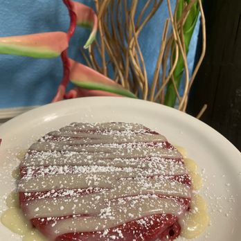 Cinnamon's Restaurant - Red velvet pancake - Pancakes Near Me - Kailua, Hawaii Cinnamon's Restaurant - Red velvet pancake - Pancakes Near Me - Kailua, Hawaii