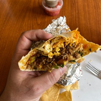 Loco Cocos Tacos - Had to take a second photo of the egg & chorizo. F-Ing amazing. Best one I have had in life. - Mexican Near Me - Kittery, Maine