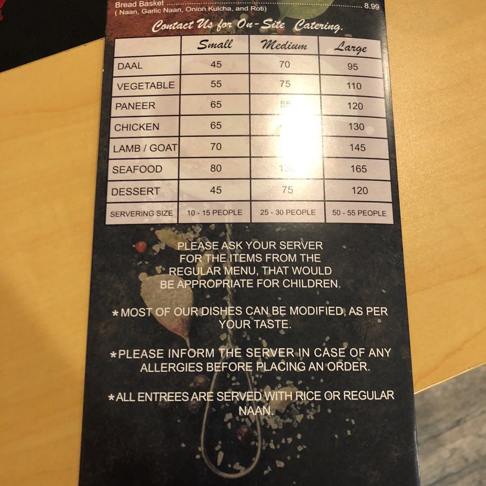 Punjabi Junction - Menu page 5 - Indian Near Me - Sterling, Virginia