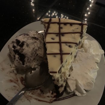 Lulu's Chocolate Bar - Chocolate chip cheesecake with homemade cookies & cream ice cream - Desserts Near Me - Savannah, Georgia Lulu's Chocolate Bar - Chocolate chip cheesecake with homemade cookies & cream ice cream - Desserts Near Me - Savannah, Georgia