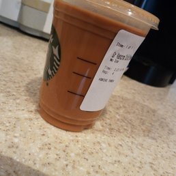 Over a 10 min wait with a couple cars ahead to get this crap! Van cold brew that's dark as shit! Get it together! Over a 10 min wait with a couple cars ahead to get this crap! Van cold brew that's dark as shit! Get it together!