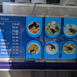Taqueria Luna - Menu