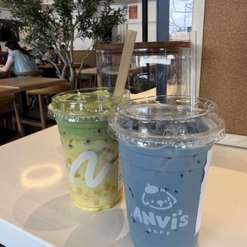 Anvi's Cafe - Baja Mango Matcha & Blue Thai Milk Tea - Vietnamese Near Me - Costa Mesa, California Anvi's Cafe - Baja Mango Matcha & Blue Thai Milk Tea - Vietnamese Near Me - Costa Mesa, California