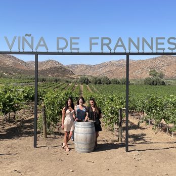 Viña de Frannes - 3 women and a wine barrel - Wineries Near Me - Ensenada, BCN Viña de Frannes - 3 women and a wine barrel - Wineries Near Me - Ensenada, BCN