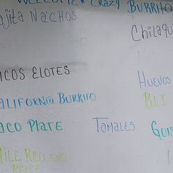 Crazy Burrito - Additional menu