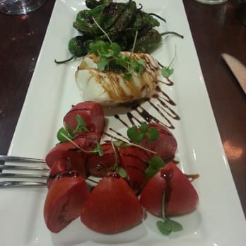 The Chef's Table - Yumm! Heirloom tomatoes w mozzarella and peppers! - New American Near Me - Rocklin, California The Chef's Table - Yumm! Heirloom tomatoes w mozzarella and peppers! - New American Near Me - Rocklin, California