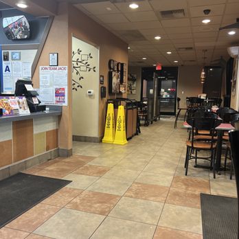 Jack in the Box - Interior (Inside Open Til 10PM, Drive Thru 24 Hours) - Fast Food Near Me - Indio, California Jack in the Box - Interior (Inside Open Til 10PM, Drive Thru 24 Hours) - Fast Food Near Me - Indio, California