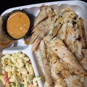 Seaside Market - Hawaiian plate with grilled mahi mahi, rice & macaroni salad for $7.99! The curry sauce is delish on the fish! - Grocery Near Me - Cardiff, California