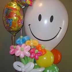 Tulsa Balloons Express - 6ft Twisted Flower Delivery Guy