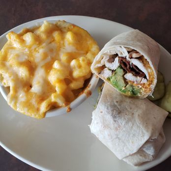 Joe's K Ranch - Avocado chicken bacon wrap / mac and cheese - American Near Me - Cudahy, Wisconsin