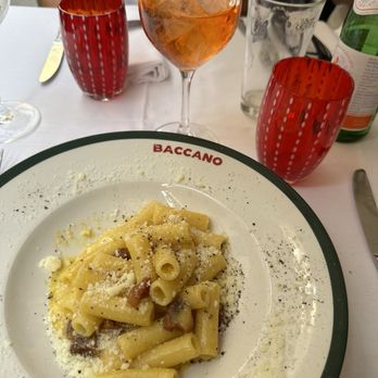 Baccano - Carbonara and an Aperol Spritz - Wine Bars Near Me - Rome, RM