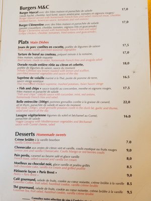 Menu photo 2 Marcel et Clémentine Paris, 75 Menu photo 2 Marcel et Clémentine Paris, 75