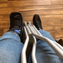 UBMD Orthopaedics & Sports Medicine - Finally crutches!