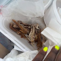 Demolished !!! Had the six wings , mac & cheese with collard greens. Definitely you should try. Traveling through seen this gem to try. Demolished !!! Had the six wings , mac & cheese with collard greens. Definitely you should try. Traveling through seen this gem to try.