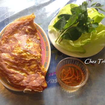 Chez Tri - Crêpe Vietnamienne farcie aux crevettes et au porc / Bánh Xèo - Vietnamese Near Me - Marseille, 13