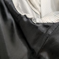 Wabash Cleaners - The half job that was done on the sleeve it looks like a toddler did this. I don't understand how you're in business