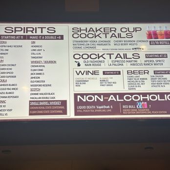State Bar - Spirits Menu - Bars Near Me - Detroit, Michigan State Bar - Spirits Menu - Bars Near Me - Detroit, Michigan