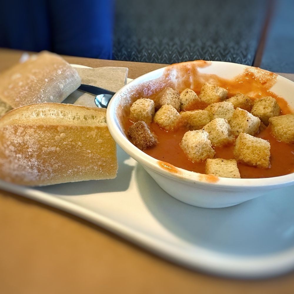 Panera Bread - A cup of creamy tomato soup. - Sandwiches Near Me - Rolla, Missouri