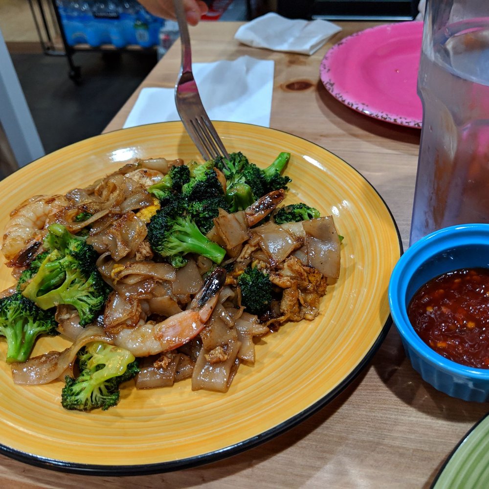 MyThai Kitchen - Shrimp pad see ew. Yummy - Thai Near Me - Feasterville-Trevose, Pennsylvania MyThai Kitchen - Shrimp pad see ew. Yummy - Thai Near Me - Feasterville-Trevose, Pennsylvania