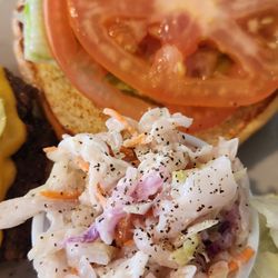 Darrell's Dog Gone Good Diner - Coleslaw and toppings