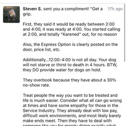 Employee from PetSmart harassing me and attacking me after I left a one star review Employee from PetSmart harassing me and attacking me after I left a one star review