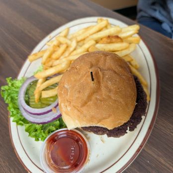 Vic's Daily Cafe - This is, Just A Burger, Yeah Right. Very good, and simple! - American Near Me - Albuquerque, New Mexico Vic's Daily Cafe - This is, Just A Burger, Yeah Right. Very good, and simple! - American Near Me - Albuquerque, New Mexico