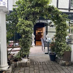Restaurant Haus Gimken - Eingang Restaurant vom Biergarten