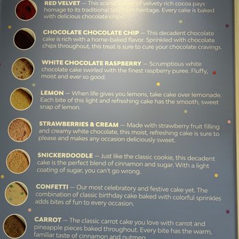 Nothing Bundt Cakes - a menu for desserts - Bakeries Near Me - Thousand Oaks, California