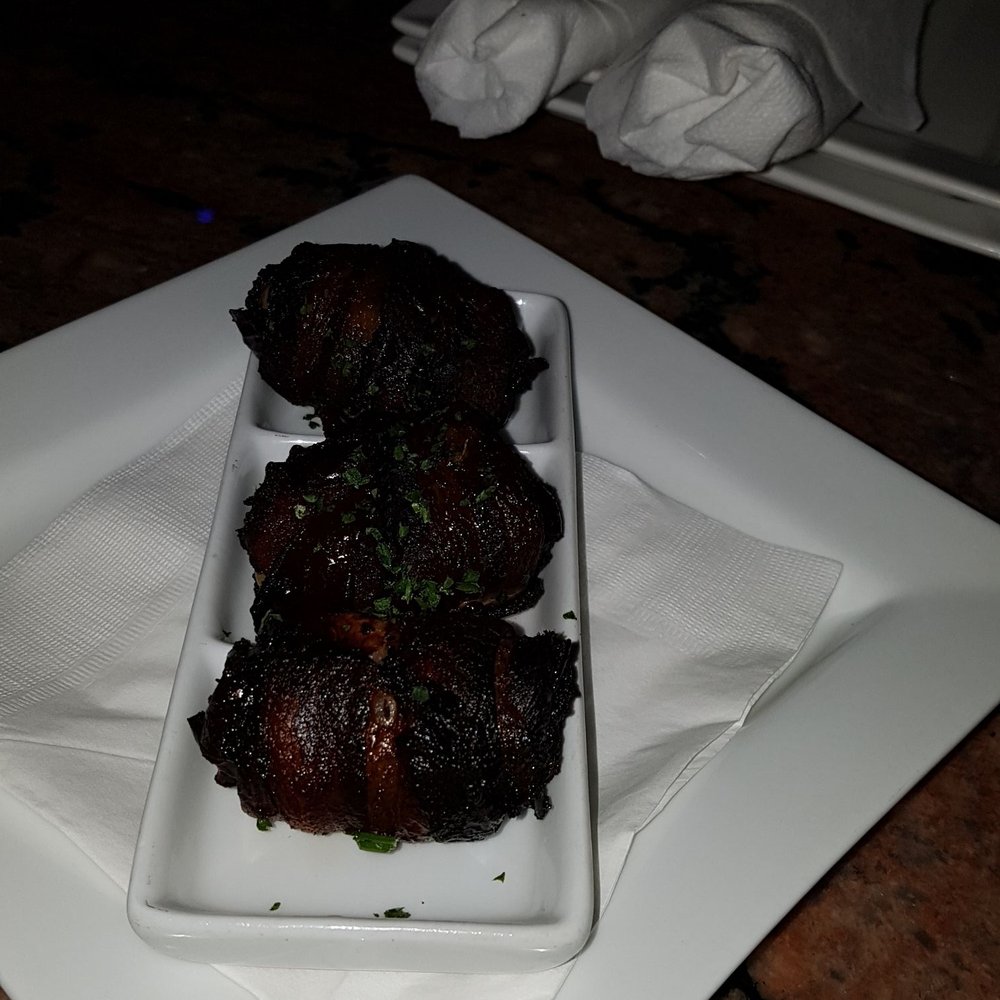 The Tipsy Boar - Bacon wrapped dates... yummy - New American Near Me - Hollywood, Florida The Tipsy Boar - Bacon wrapped dates... yummy - New American Near Me - Hollywood, Florida