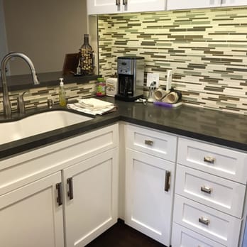 Hollywood Refinishing - And after!!! (new sink, new counters, new backsplash and new soft close drawers and new cabinet doors) - General Contractors Near Me - North Hollywood, California
