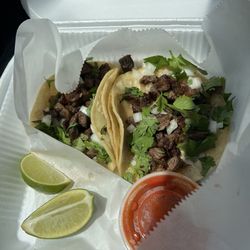 Pupusas El Guanaco Y Mas - Asada Tacos (they come in 4s but I was able to get just 2)