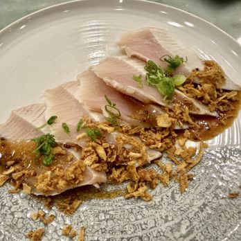 Happy Sushi - Albacore with crispy onions - Japanese Near Me - Chino Hills, California