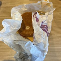 McDonald's - Look at how it was wrapped.