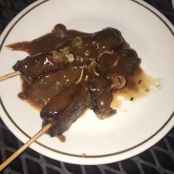 Bandung Indonesian Restaurant - Beef Satay Skewers - Indonesian Near Me - Madison, Wisconsin Bandung Indonesian Restaurant - Beef Satay Skewers - Indonesian Near Me - Madison, Wisconsin